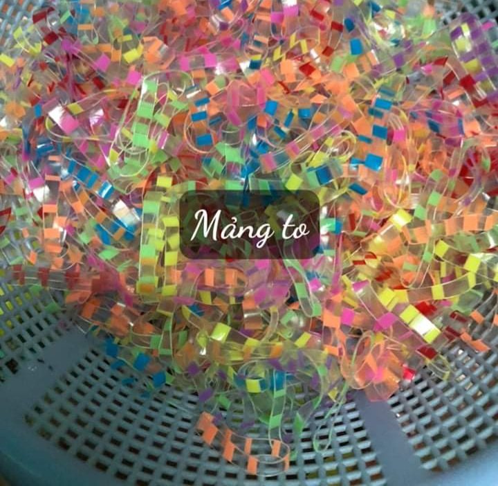 100 gram Thun cột tóc đủ màu đủ size cho em bé và người lớn