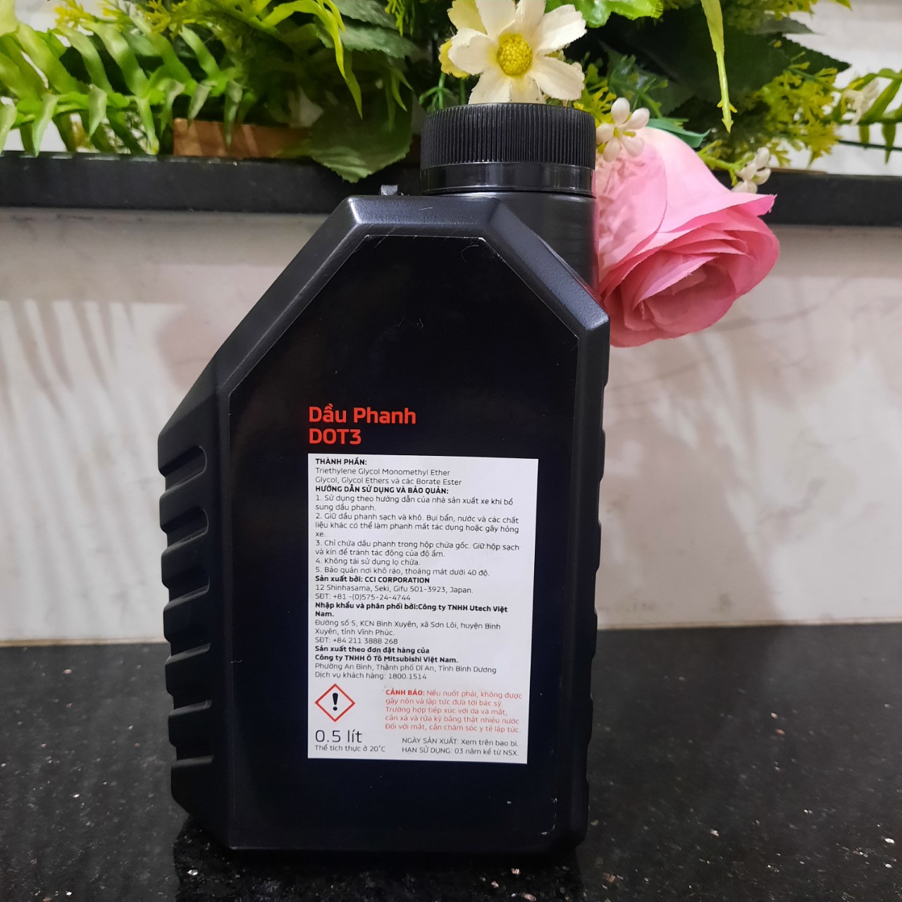 [Dầu thắng chính hãng] Mitsubishi Motor DOT 3 GENUINE PARTS 500ML