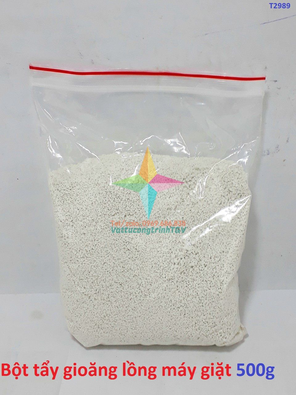 Bột tẩy gioăng máy giặt  500g