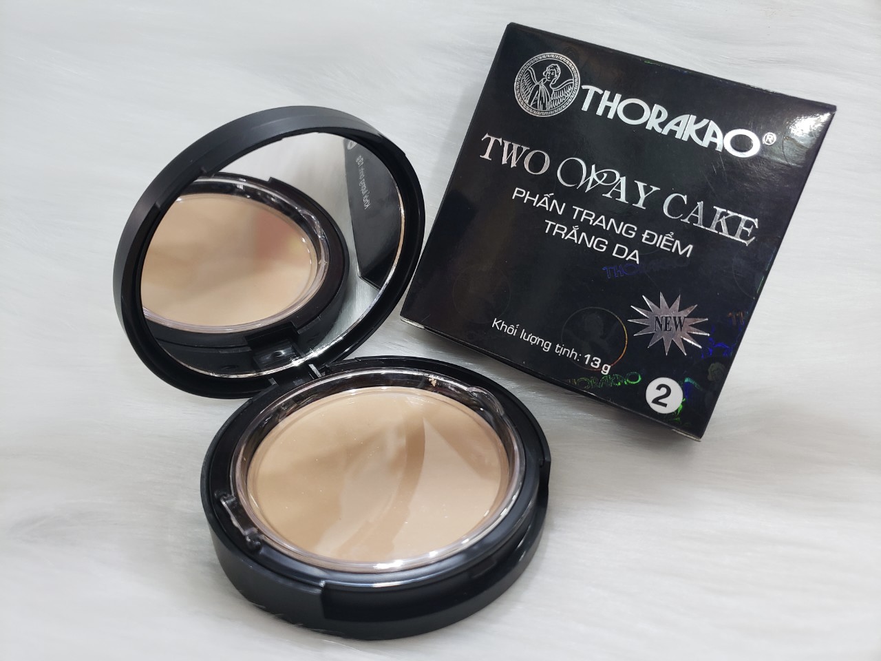 PHẤN TRANG ĐIỂM TRẮNG DA THORAKAO TWO WAY CAKE 13GR