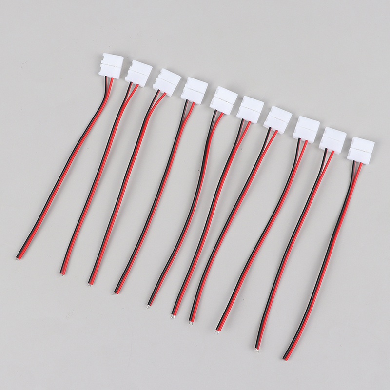 10%20Pcs%202%20Pin%20Power%208mm%2010mm%20LED%20Strips%20Lights%20Connector%20Splice%20Clip%20For%20SMD%20-%20Image%207