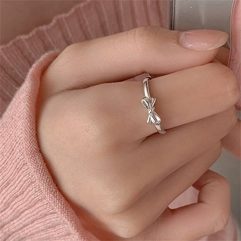 New%20Sweet%20Bow%20Index%20Finger%20Rings%20For%20Women%20Mini%20Bowknot%20Design%20Simple%20Plain%20Opening%20Ring%20Gift%20For%20Girl%20Jewelry%20Accessories%20MIRRORRR%20-%20Image%202