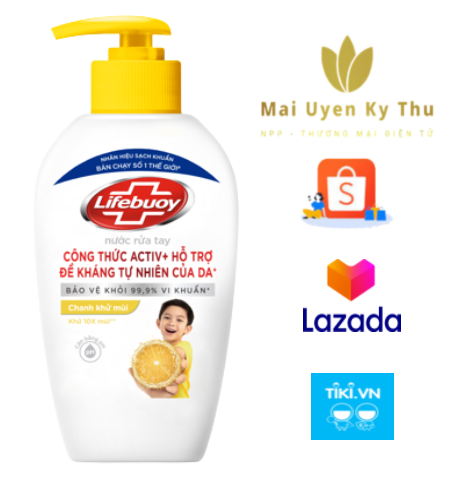 Nước rửa tay Lifebuoy 450g