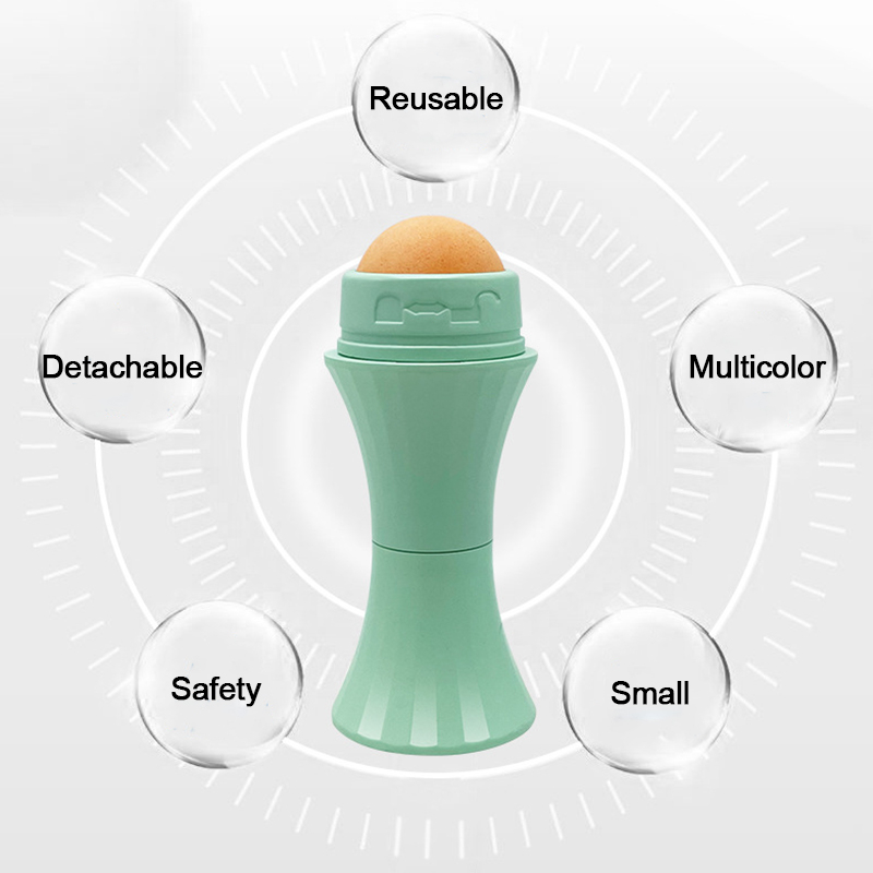 Natural Volcanic Face Roller Absorbing 2 in 1 Oil Control Matte Makeup ...