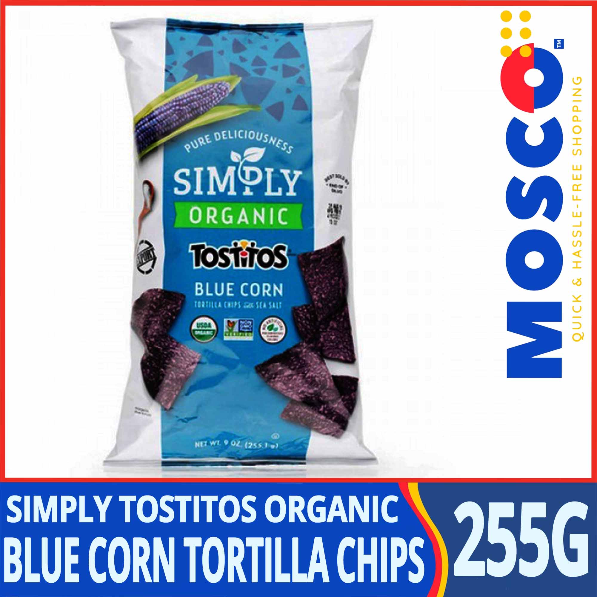 Simply Tostitos Organic Blue Corn Tortilla Chips 255g Lazada PH