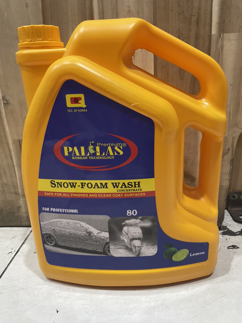 Bọt tuyết rửa xe Pallas 6L[đậm đặc,pha 80lit nước][Hàng chính hãng]