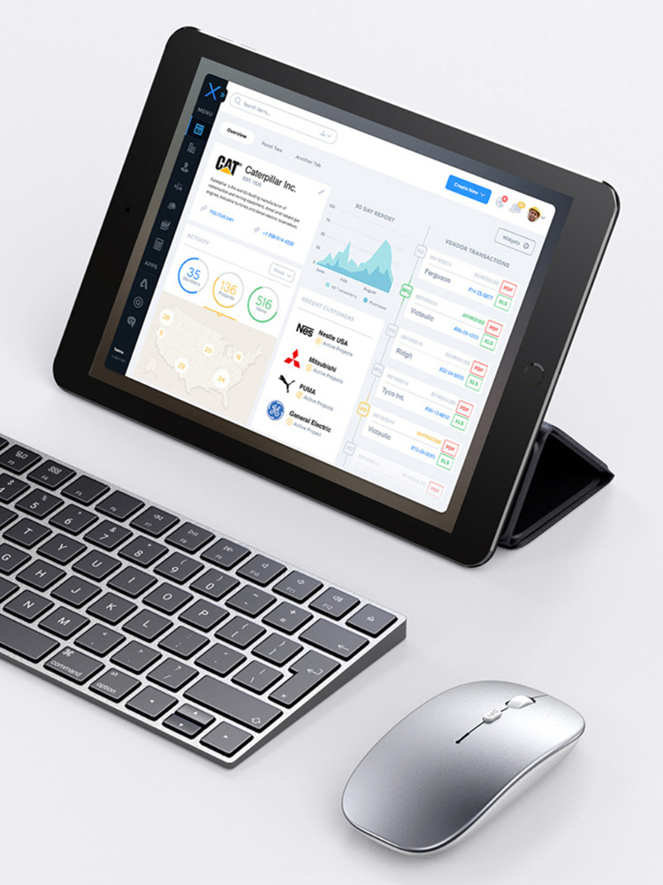1SET Bluetooth Mouse Tablet Notebook Office Wireless Mouse Single Mode Computer Accessories Gaming Mouse High Speed Dual Battery