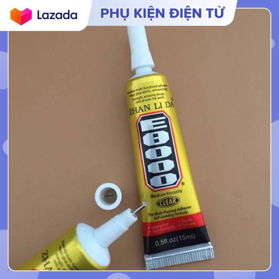 [HCM]Keo dán ron E-8000 chuyên dán lưng điện thoại dán màn hình điện thoại.Dán Đồ Mỹ Nghệ (15ml)