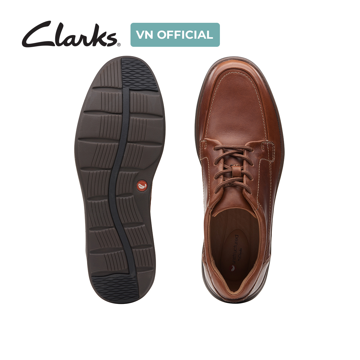 Giày Tây Da Nam Clarks - Un Abode Ease