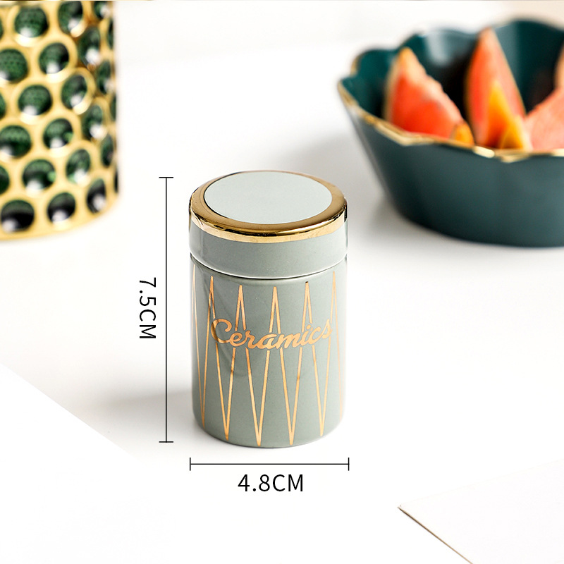 Lọ đựng tăm sứ cao cấp -T02