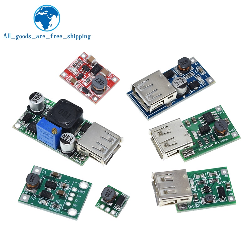 Boost Module Telecom Dc-Dc Boost Module 0.9-5v To 5v 9v 480ma 600ma 1200ma 2000ma Usb Output ...