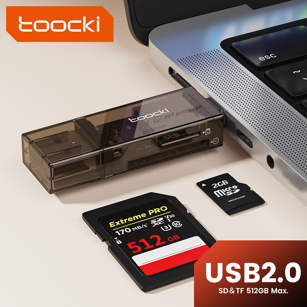 Toocki Card Reader USB 3.0 To SD Micro SD TF Memory Card Adapter for Laptop Accessories Multi Smart Cardreader Card Reader