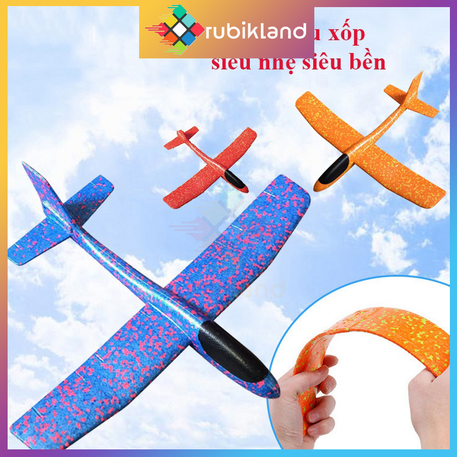 Máy Bay Xốp Cỡ Lớn 48 cm Ném Tay Đồ Chơi Ngoài Trời