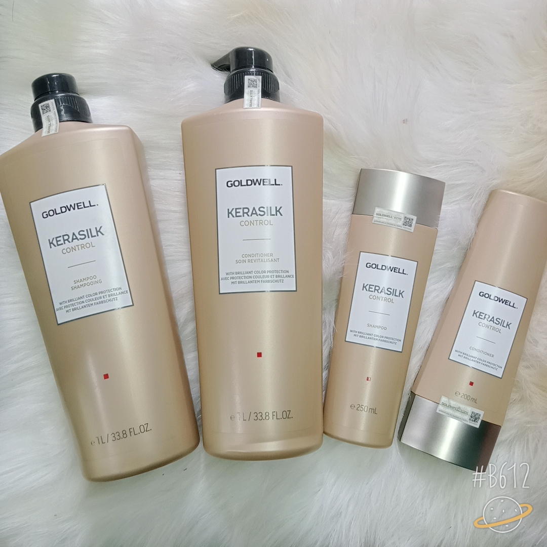 ( Hàng Chính Hãng) Combo Dầu Gội Xả Suôn Mượt Goldwell Kerasilk Control`