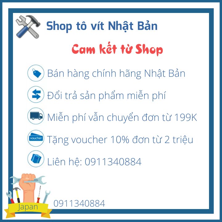 [HCM]Vỉ 2 mũi vít +2 ACMD Anex Nhật Bản