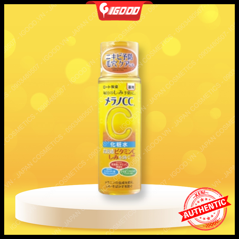 Nước hoa hồng Mentholatum Melano CC Rohto 170ml Nhật Bản