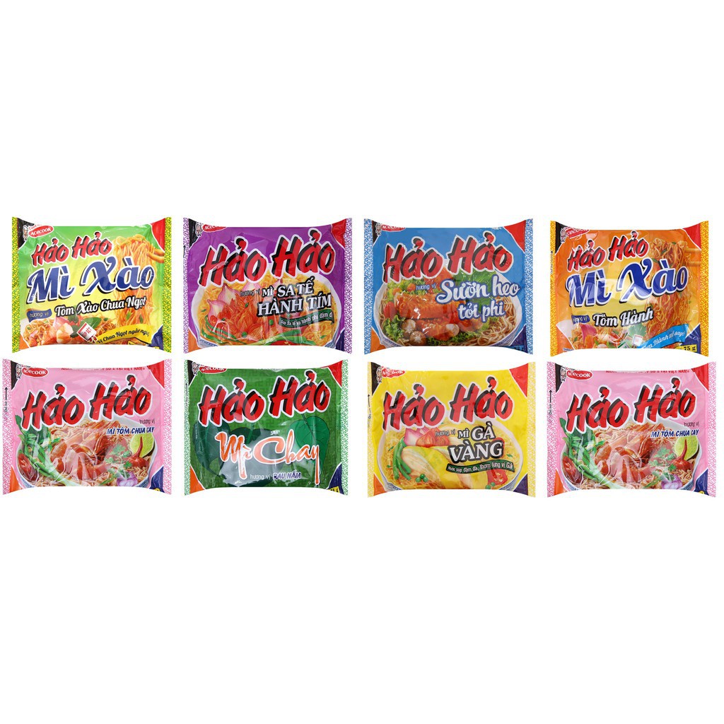 Mì Hảo Hảo Gói 75G đủ loại