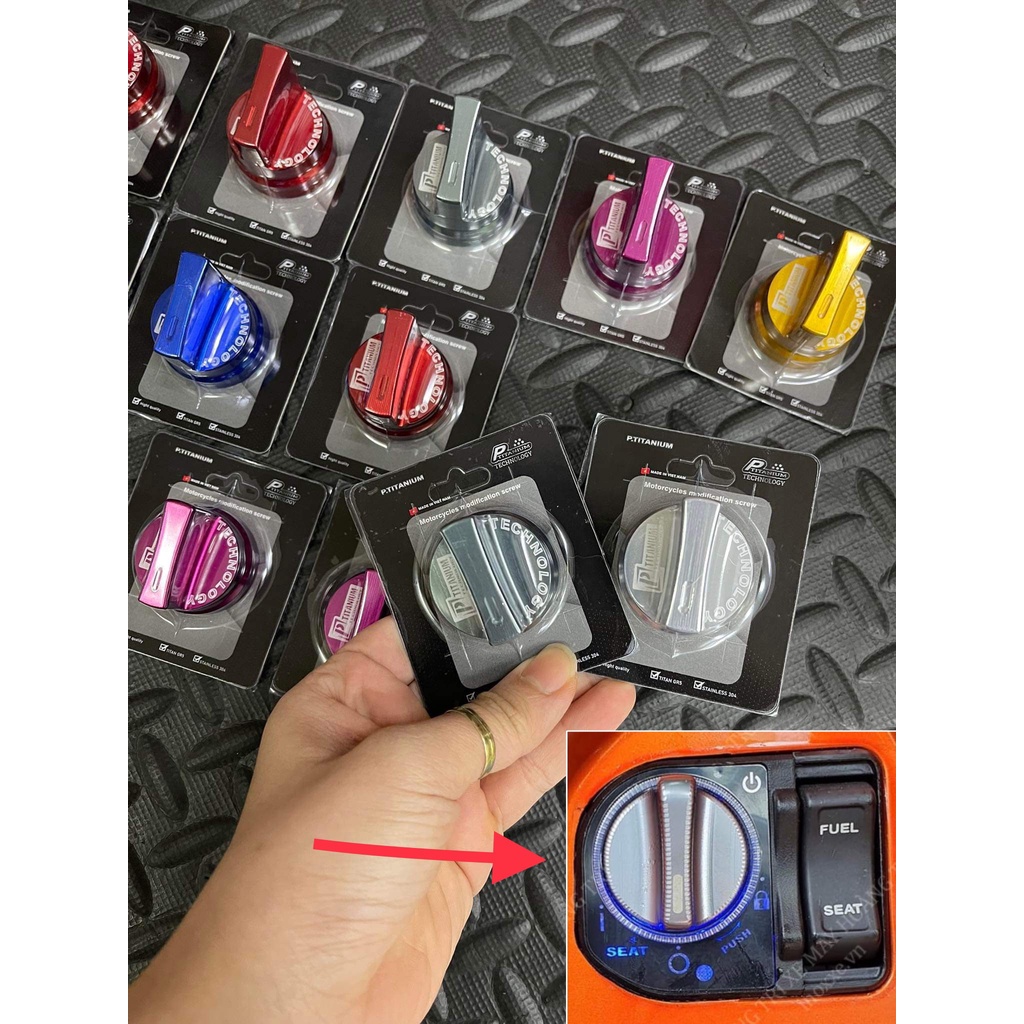 Núm bông cnc cho ổ khoá Smartkey dòng có sáng đèn