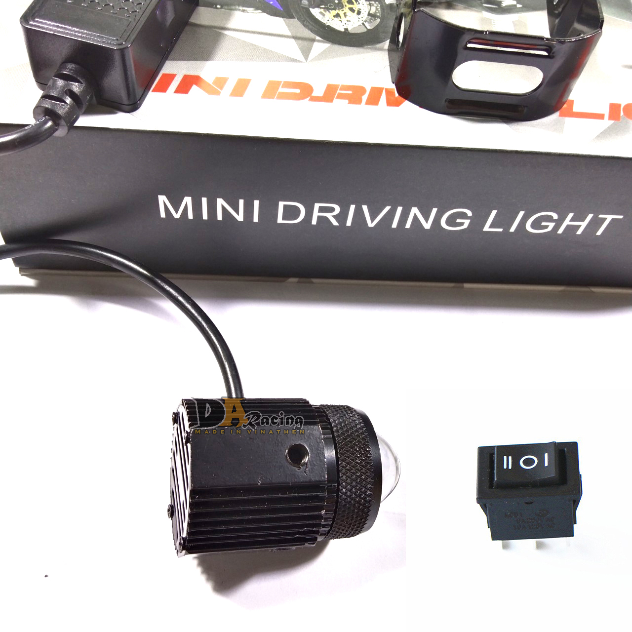 Đèn trợ sáng mini cost vàng pha trắng gom ánh sáng hàng đẹp loại 1