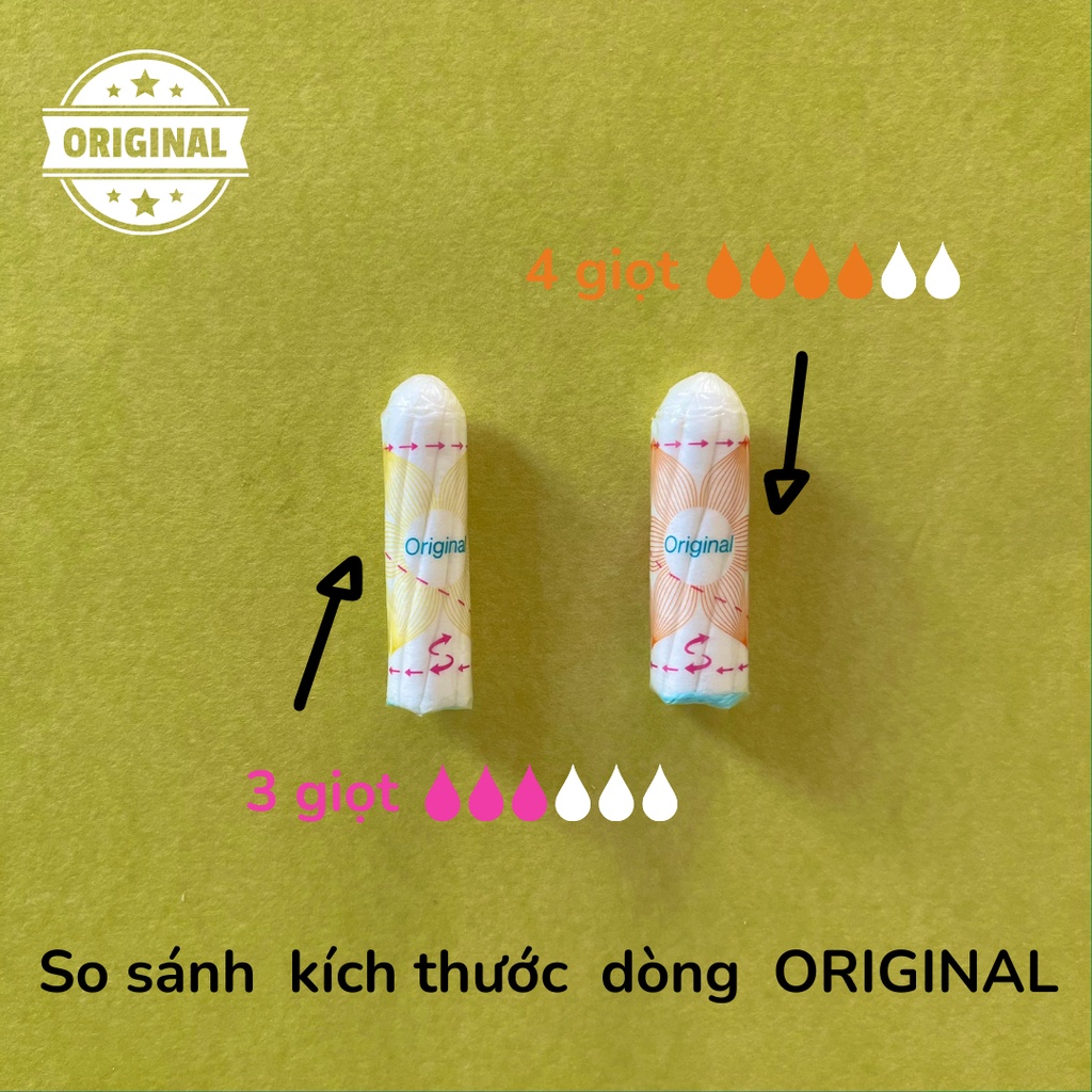 Tampon Ob cao cấp nội địa Đức nhiều lựa chọn và đủ size