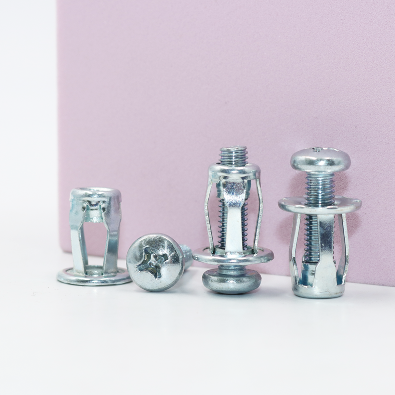 50p Jack Nuts Screw Petal Screws Shape Metal Rivet Nut Expansion Bolt ...