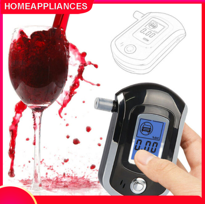 Máy đo nồng độ cồn bia rượu, Máy thổi nồng độ cồn trong hơi thở cho, Máy thổi nồng độ cồn màn hình Alcohol tester