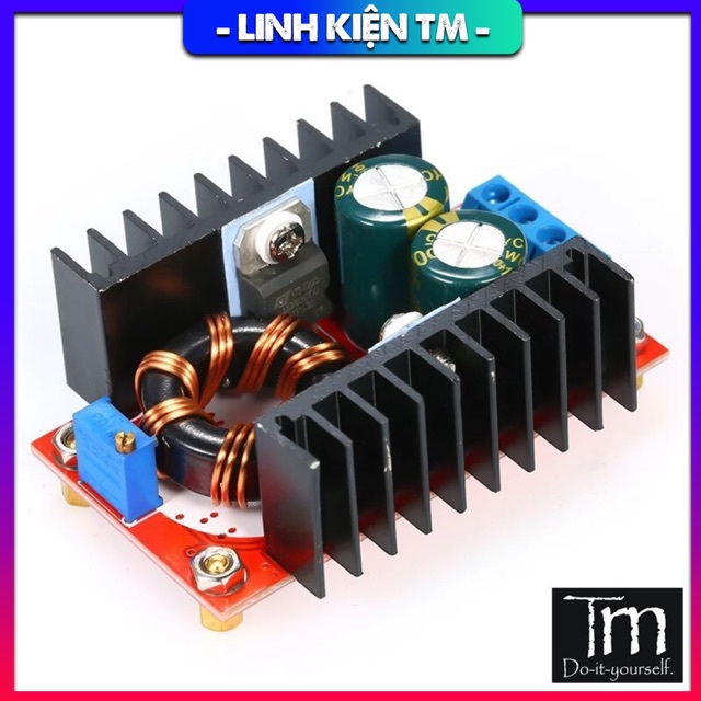 Mạch tăng áp boost dc - dc 12 - 35vdc 150w đỏ