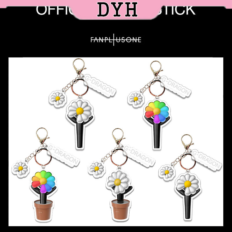 Kpop Bigbang G-Dragon Keychain Gd Acrylic dễ thương Keyring Móc