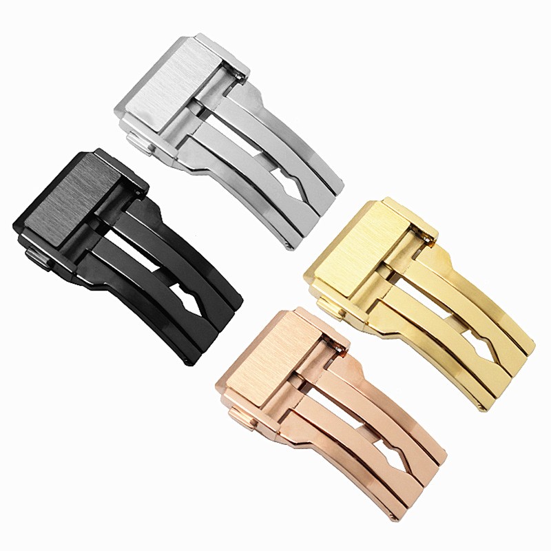 For Hublot Stainless Steel Buckle Watch Accessories Folding Clasp 22 24mm