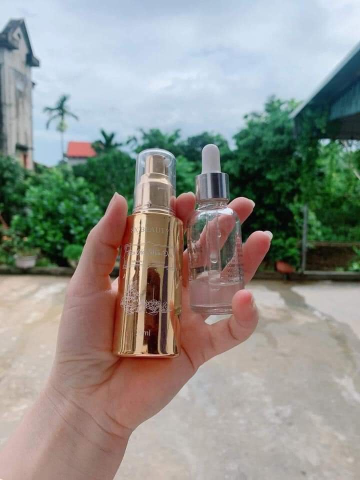kem face hoa mẫu đơn+serum alpha burtin