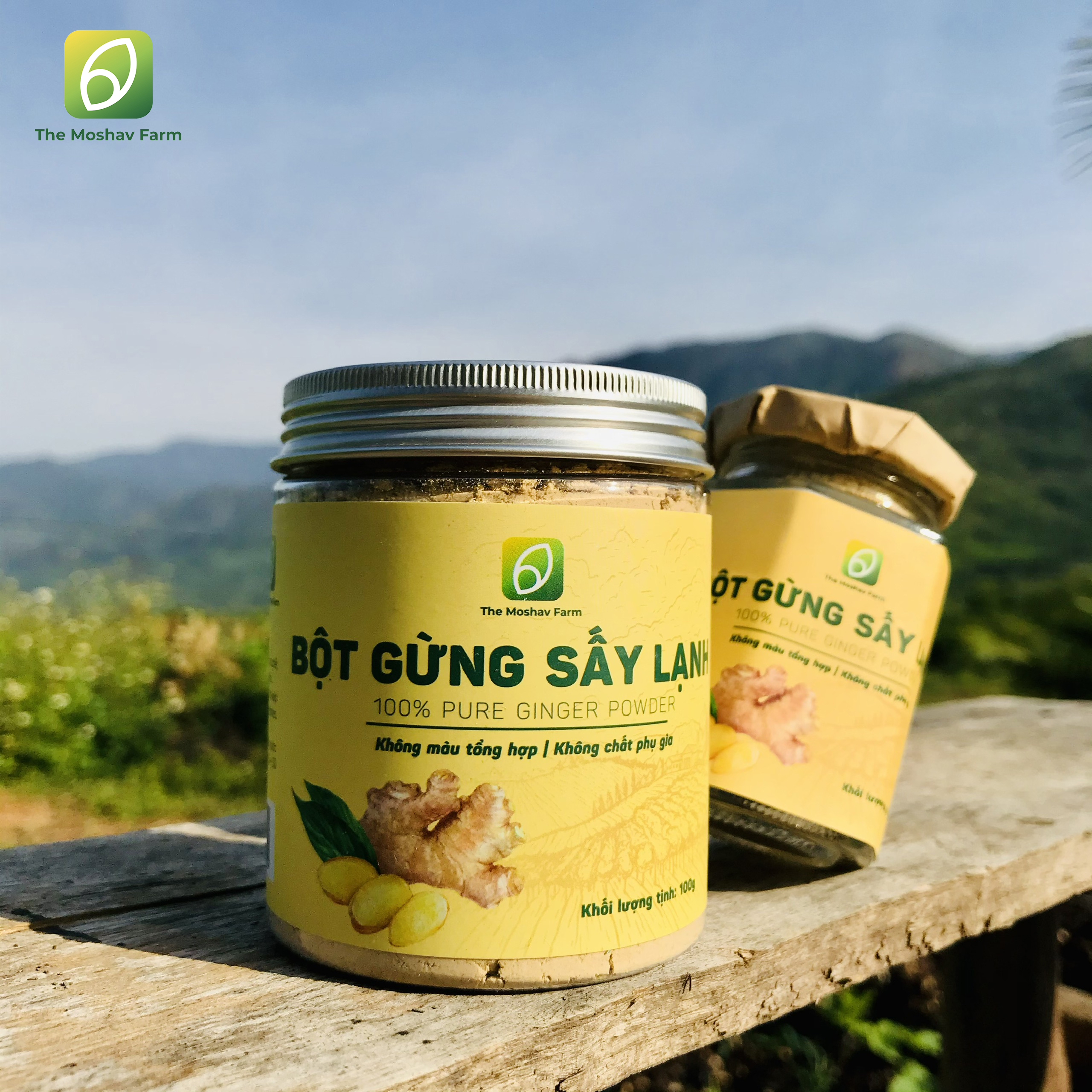 Bột gừng sấy lạnh hũ 100gram