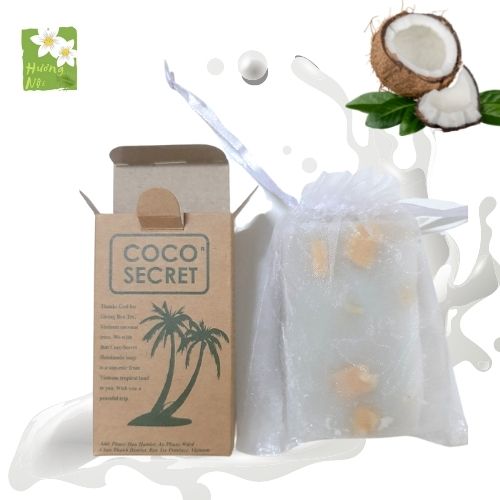 [HCM]Xà bông sữa dừa dưỡng sáng da Coco Secret 110g