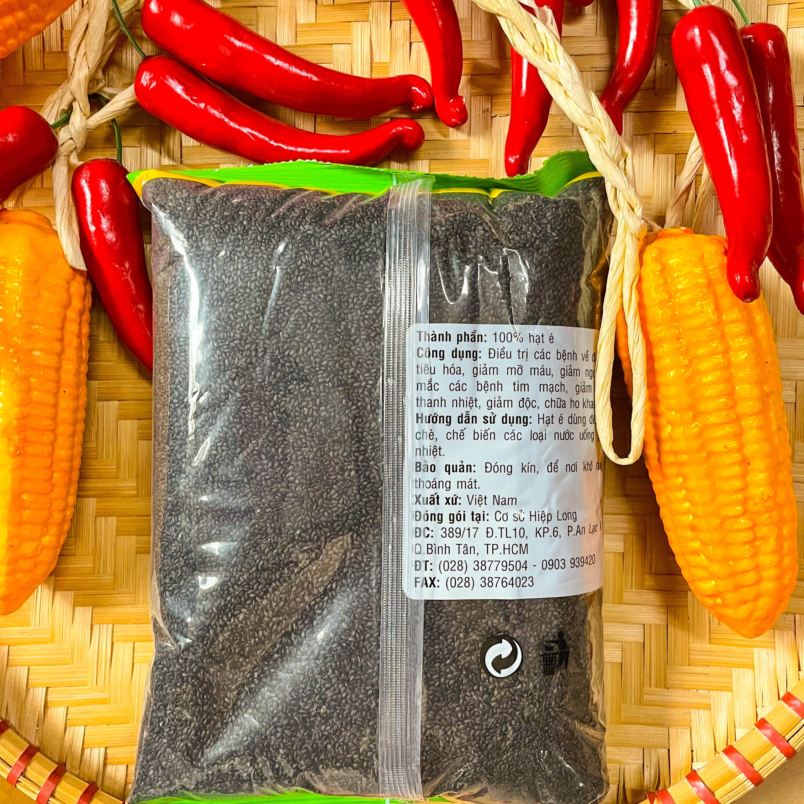 HẠT É SẠCH NGUYÊN CHẤT HIỆP LONG GÓI 1KG