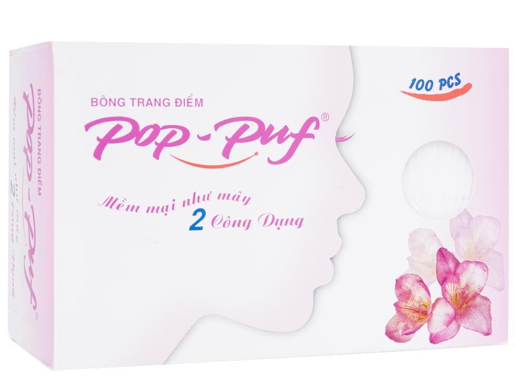 BÔNG TRANG ĐIỂM POP-PUF 100 miếng