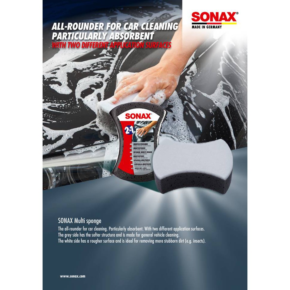 Bọt biển rửa xe chuyên dụng Sonax Multi Sponge ONZCA SHOP