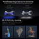 Creality 3D CR-Scan Raptor Multiple-line Blue & NIR Consumer 3D Scanner for 3D Printing Reverse Engineering Handheld Scanner Up to 60FPS Scanning Speed Anti-Shake Tracking Support 5-2000mm Black/Metal Objects Without Scanning Spraying Full Color Scan. 