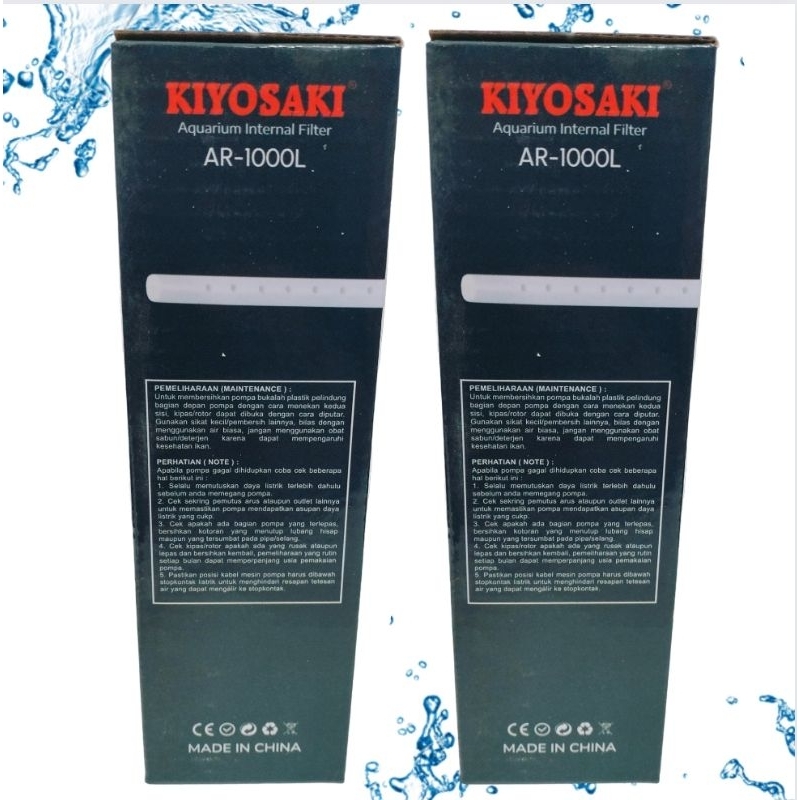 KIYOSAKI AR 1000L Pompa Aquarium Internal Filter
