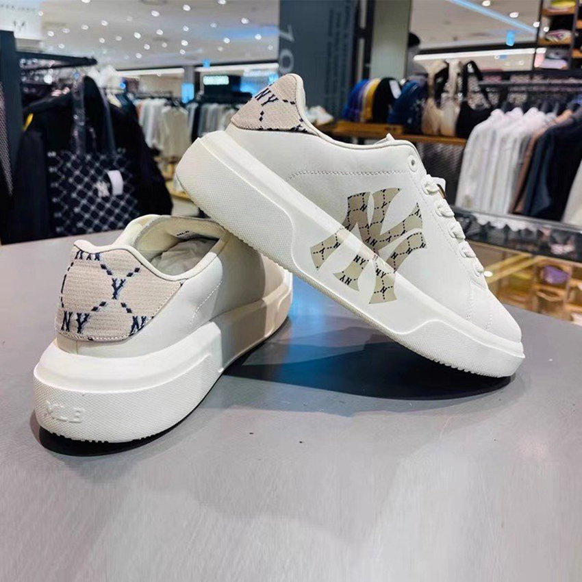 Giày sneaker MLB Chunky Liner New York NY Black Panda, MLB Chunky Liner màu đen vintage 2023 cực chất dành cho nam nữ, giày MLB độn đế 2023