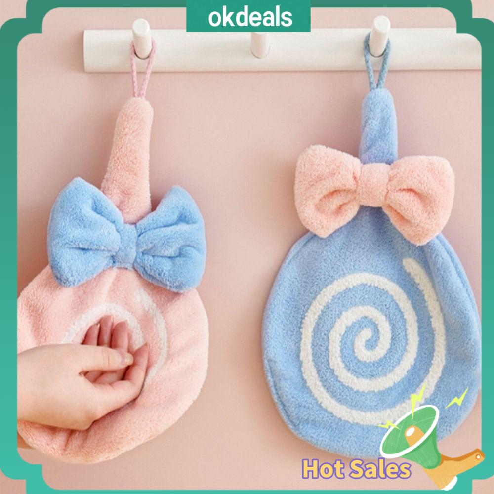 Lollipop%20Shape%20Hand%20Towel%20Absorbent%20Quick-Drying%20Small%20Towel%20Soft%20Thickening%20Bathroom%20Handkerchief%20Home%20-%20Image%203