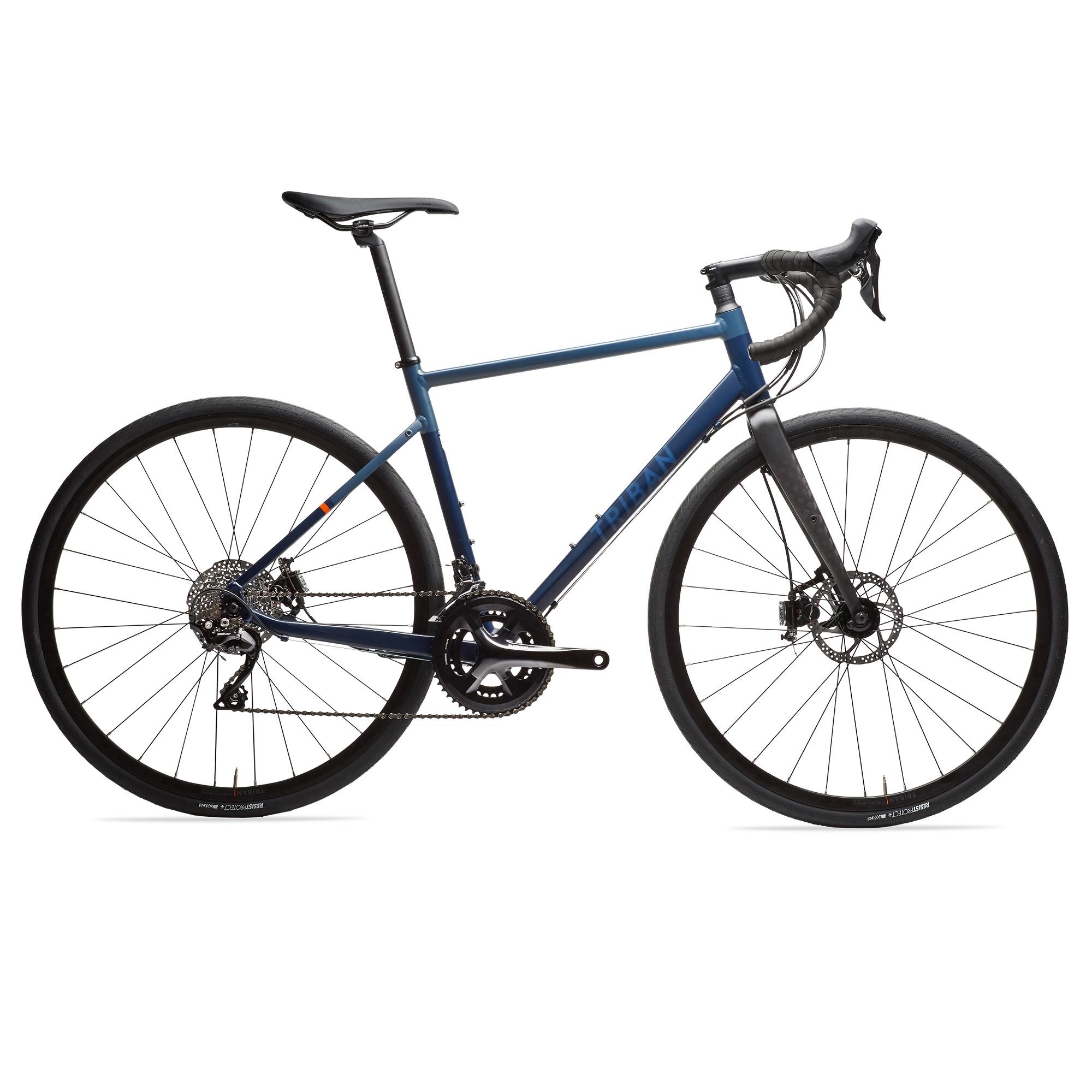 Decathlon Triban RC 520 Disc Road Bike 105 Dark Blue SIZE XL