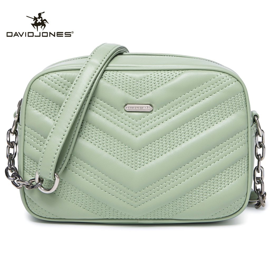 David Jones Clover Shoulder Bag in Green