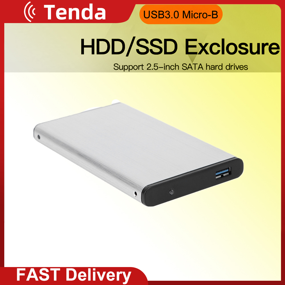Hộp Ổ Cứng Di Động Tenda, 2.5 Inch, USB 3.0, Ổ Cứng 10TB, 6Gbps, HDD, Ổ Cứng SSD Cho Máy Tính Xách Tay