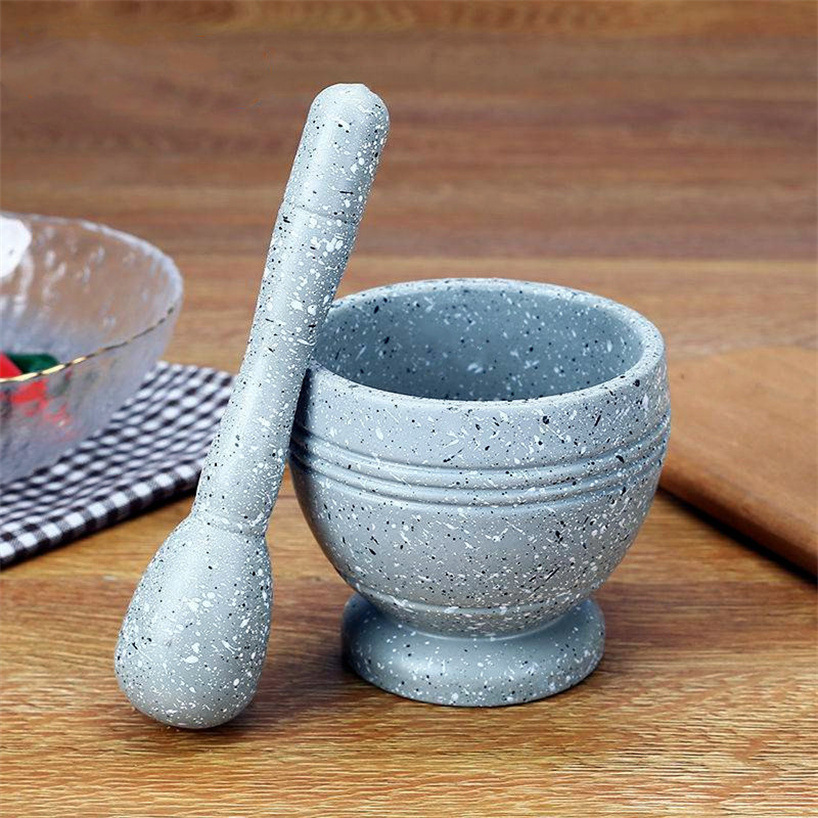 Granite Mortar And Pestle Set,Pestle And Mortar Set,Large Guacamole Bowl,Spice Grinder Hand,Unpolished Stone Grinder Bowl