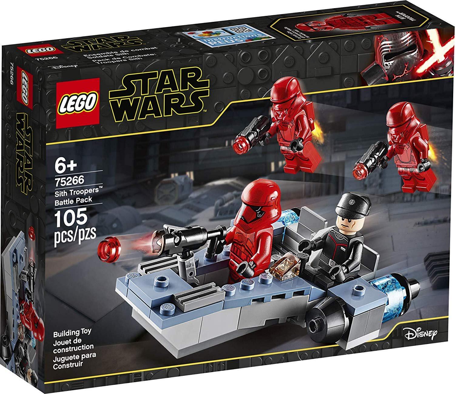 Lego® star wars 75266: sith troopers battle pack 105pcs 6+ lego đồ chơi gạch