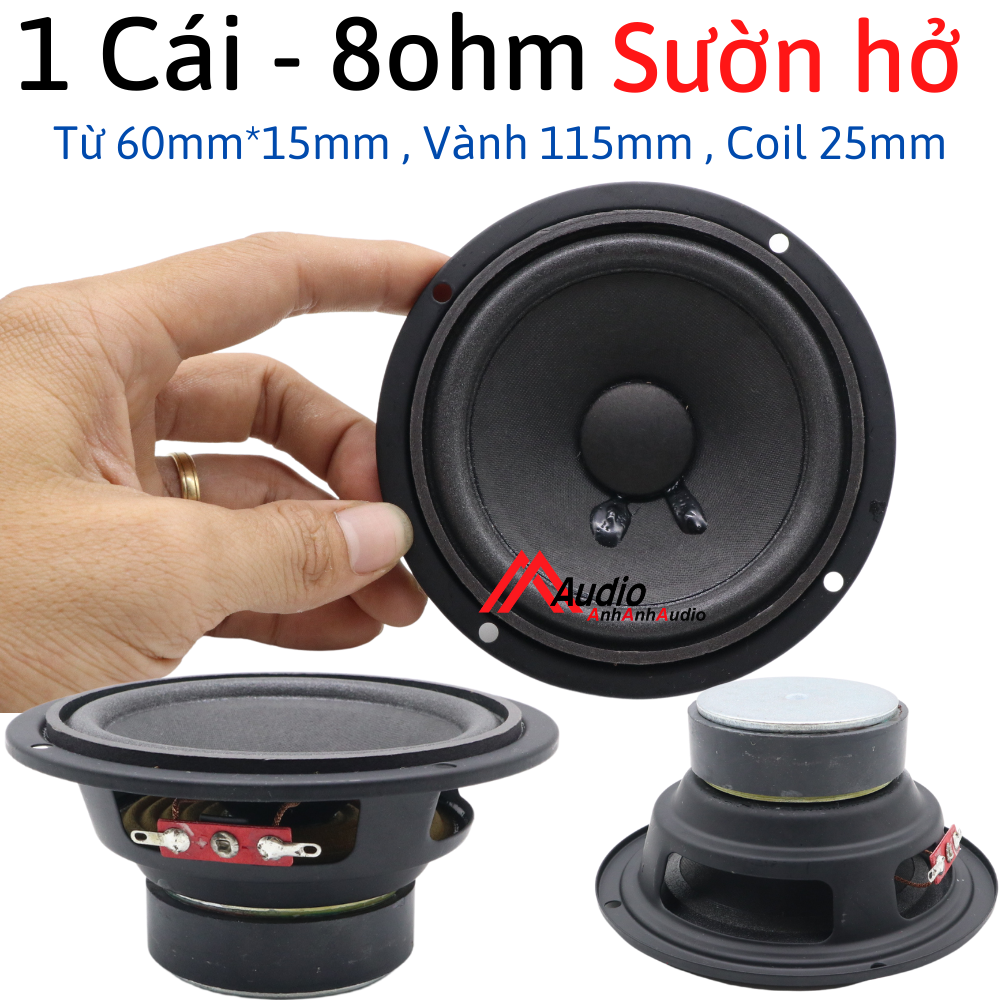 Loa trung 10 cm sườn hở