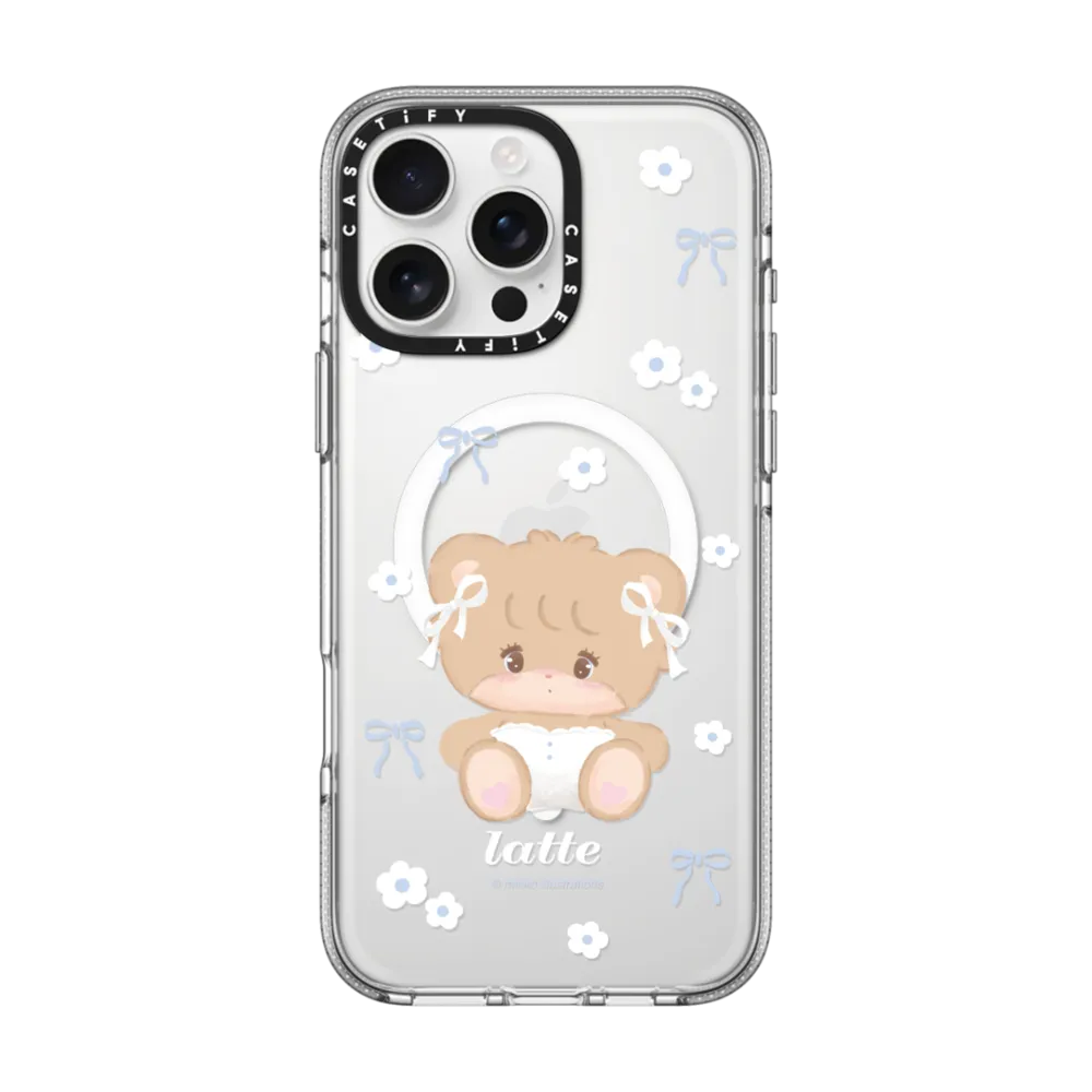 CASETiFY X Mikko illustrations Ice Crystal Clear Shockproof with