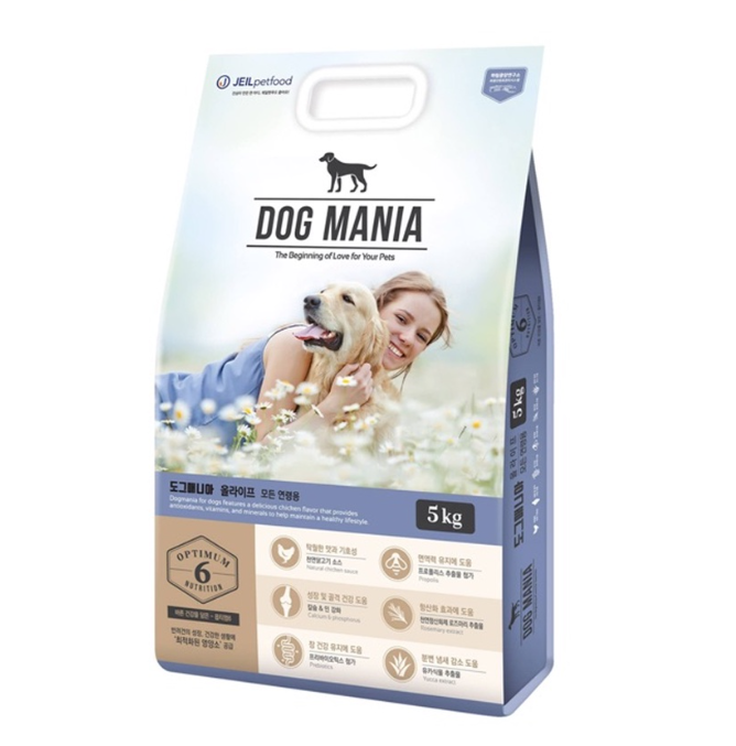 THỨC ĂN HẠT CHO CHÓ DOG MANIA (HÀN QUỐC) - 5Kg ( thức ăn khô,thức ăn hạt )