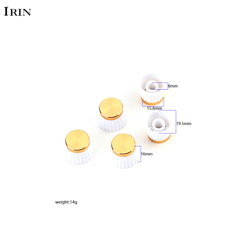5 cái Bộ khuếch đại âm thanh Guitar knobs Bộ phận thay thế âm thanh xô chủ đề nút phụ kiện nhạc cụ