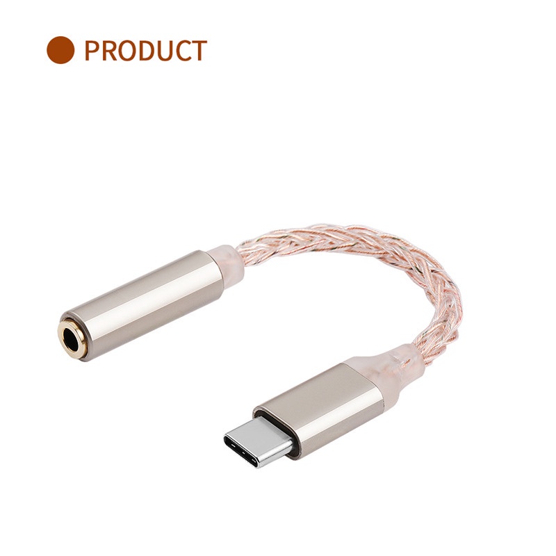 Jcally jm40 es9280c pro type c to 3.5mm audio decoding dac adapter headphone adapter earphone cable