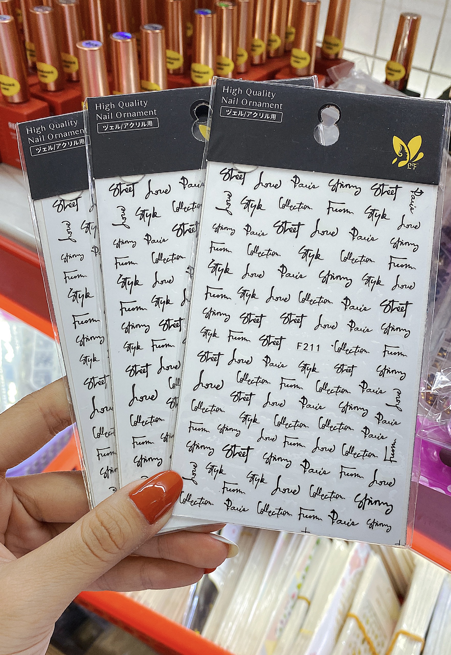 Hình dán Sticker trang trí móng tay - Mini Nails